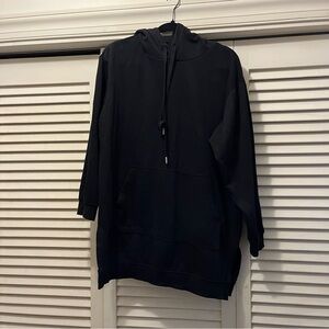 H&M Women's Black Hoodie Sweatshirt